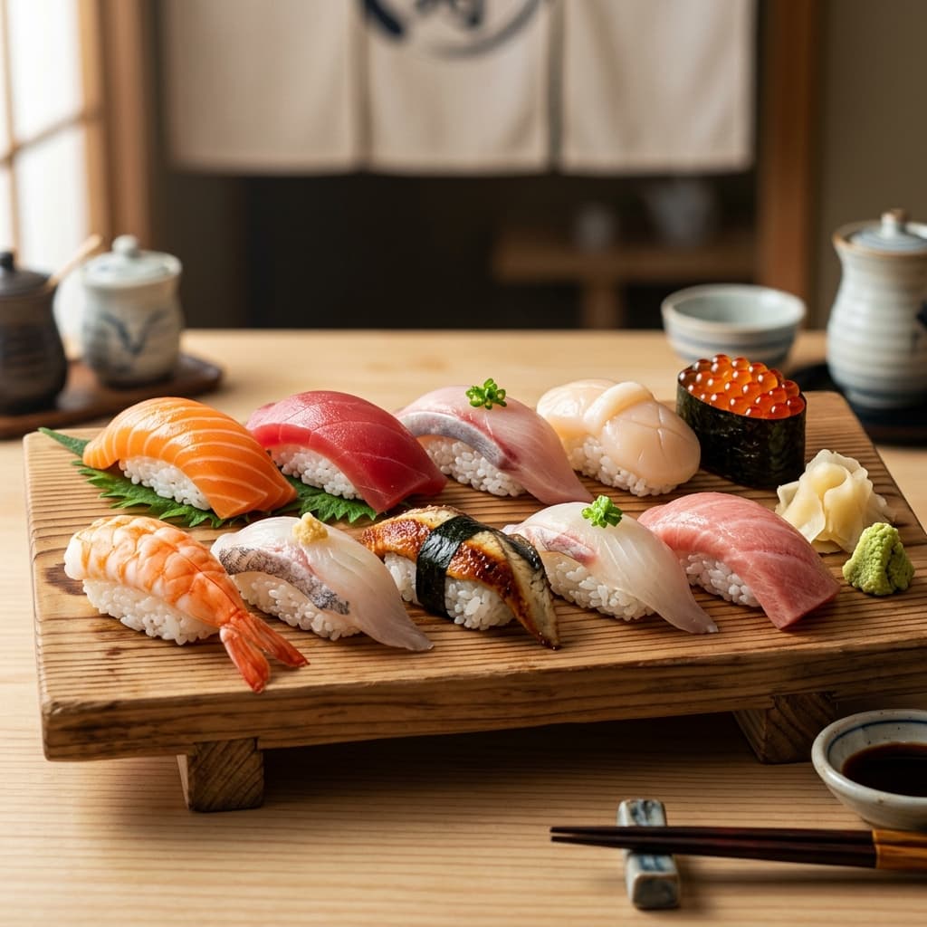 Nigiri de salmón premium