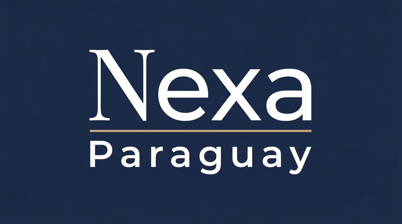 Nexa Paraguay logo (monochrome white)