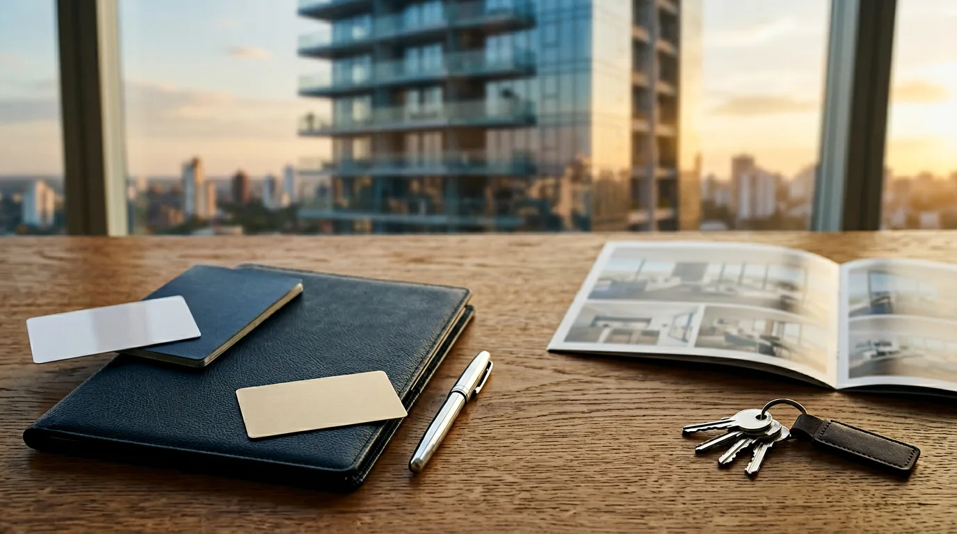 Investor program: documents, real-estate brochure and keys